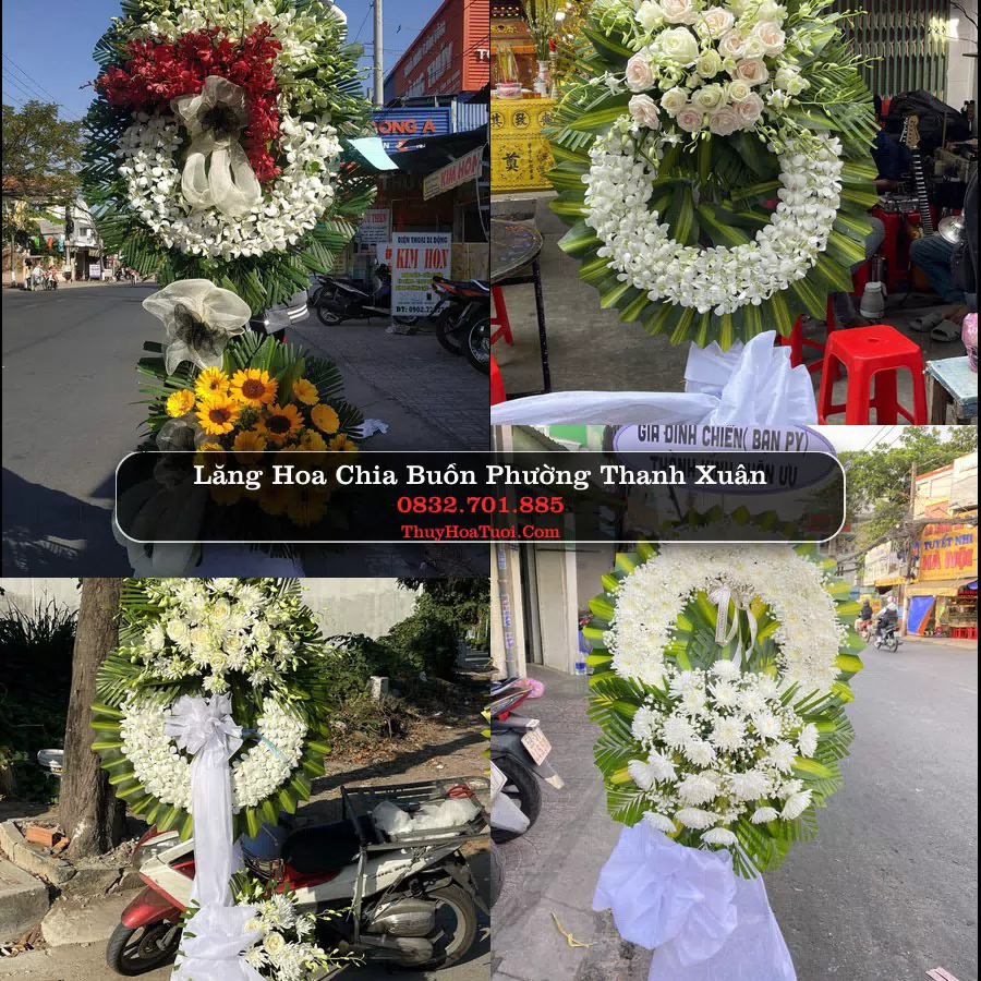 Vòng hoa chia buồn Phường Thanh Xuân - ThuyHoaTuoi.Com