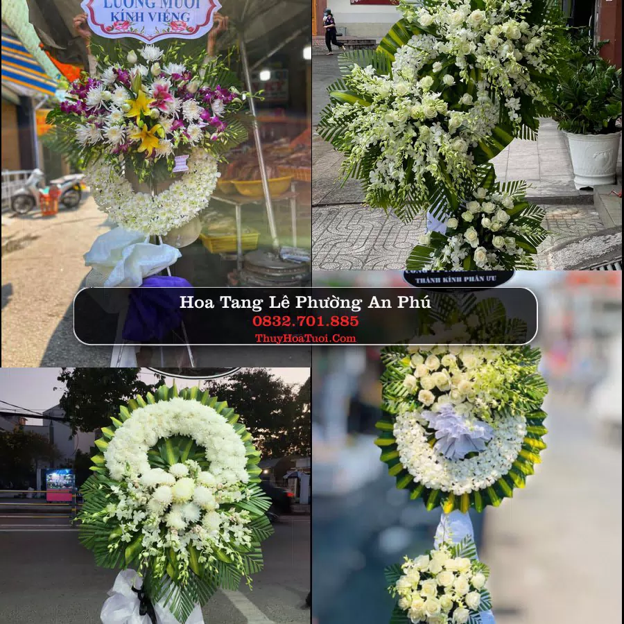 Vòng hoa chia buồn Phường An Phú - ThuyHoaTuoi.Com
