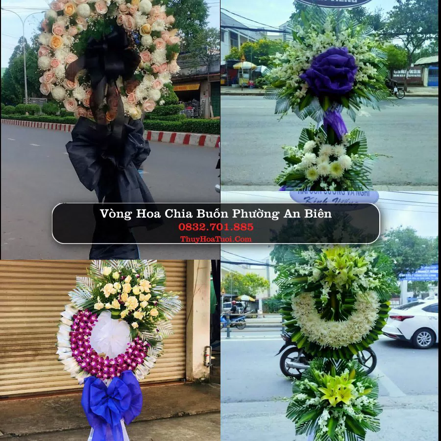 Vòng hoa chia buồn Phường An Biên - ThuyHoaTuoi.Com