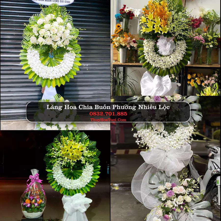 Đặt Hoa Tang Lễ tại Phường Nhiêu Lộc, TP.HCM