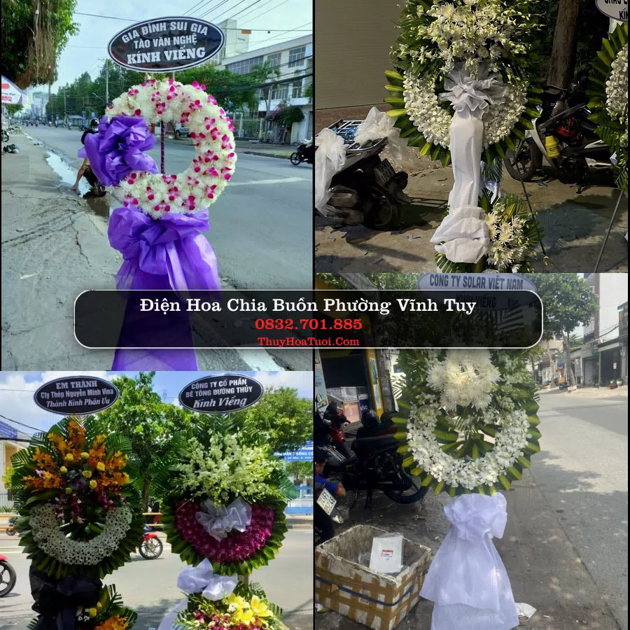 Kệ hoa tang lễ giao tại Phường Vĩnh Tuy, Hà Nội