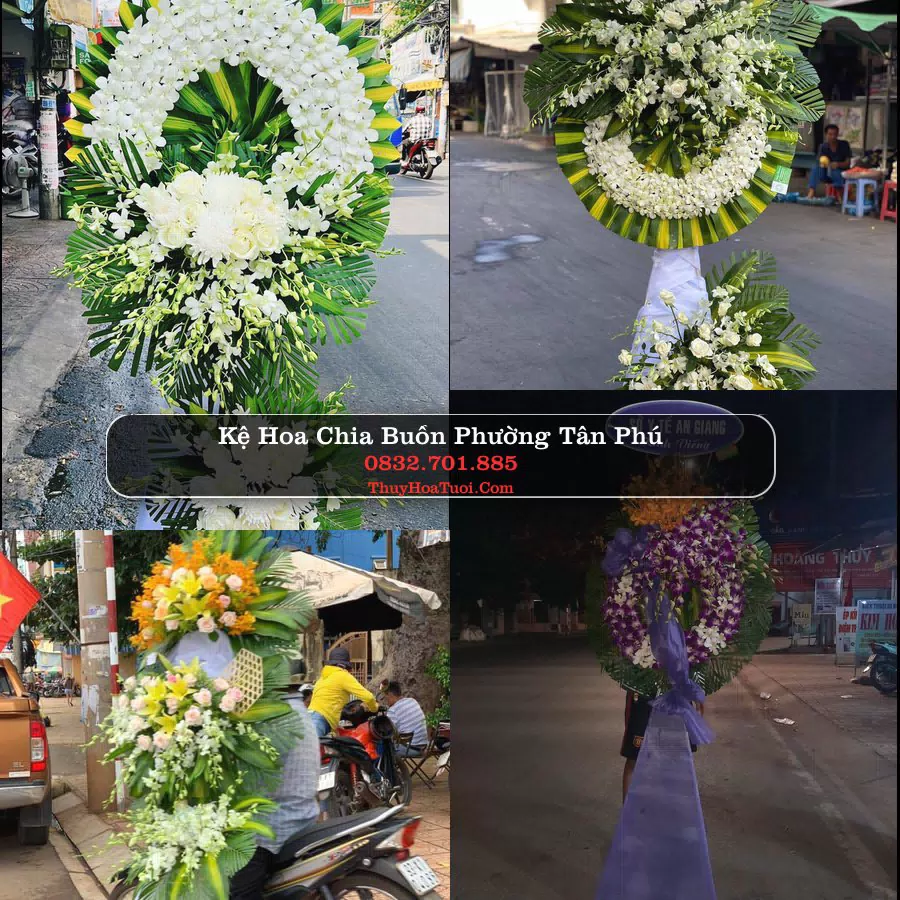 Đặt Vòng Hoa Chia Buồn tại Phường Tân Phú, TP.HCM