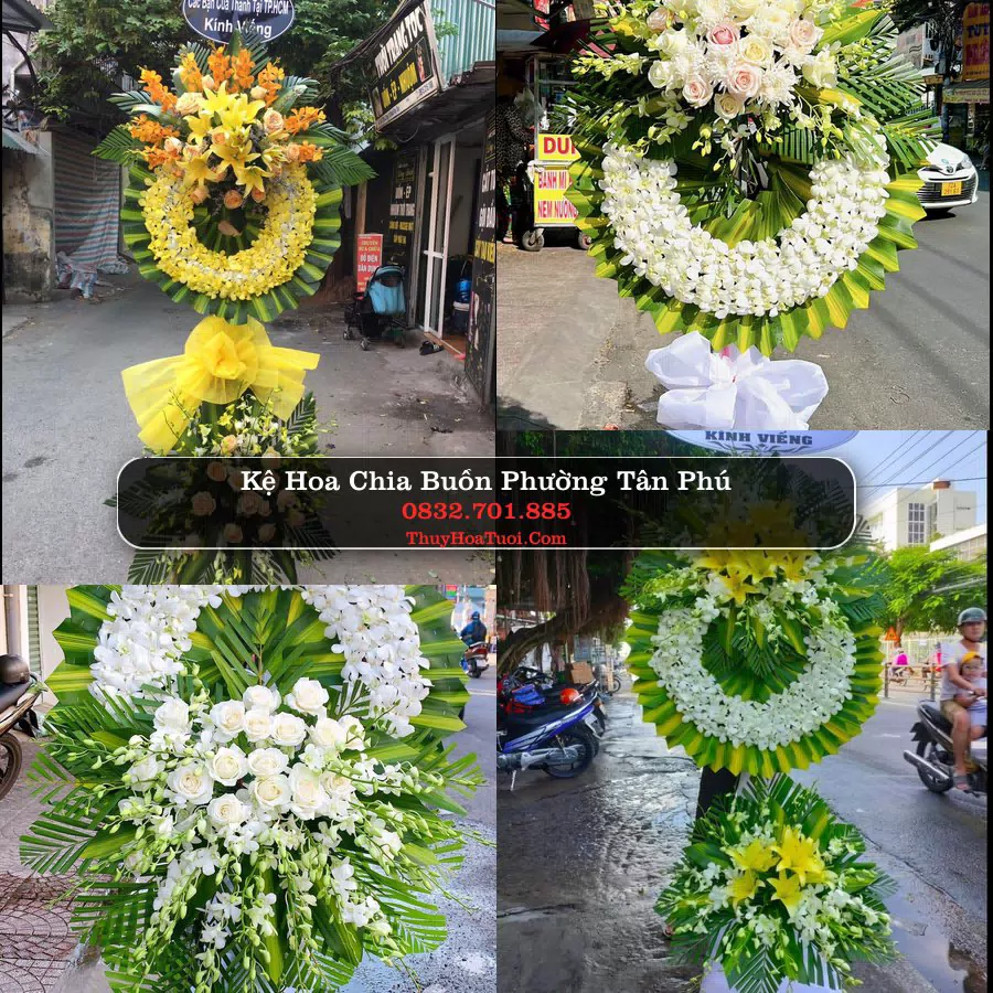 Kệ hoa tang lễ giao tại Phường Tân Phú, TP.HCM