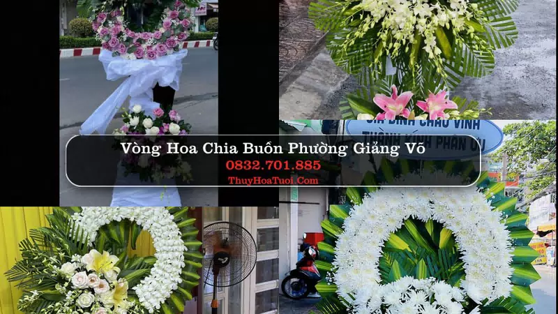 Đặt Vòng Hoa Chia Buồn tại Phường Giảng Võ, Hà Nội