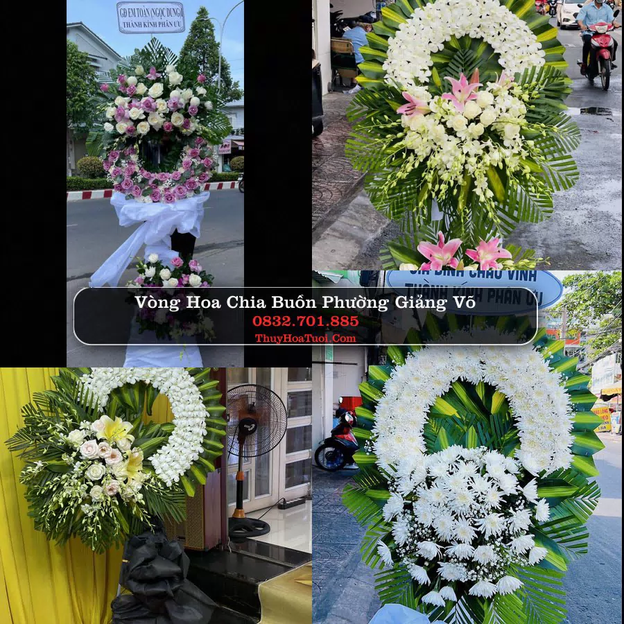 Đặt Vòng Hoa Chia Buồn tại Phường Giảng Võ, Hà Nội