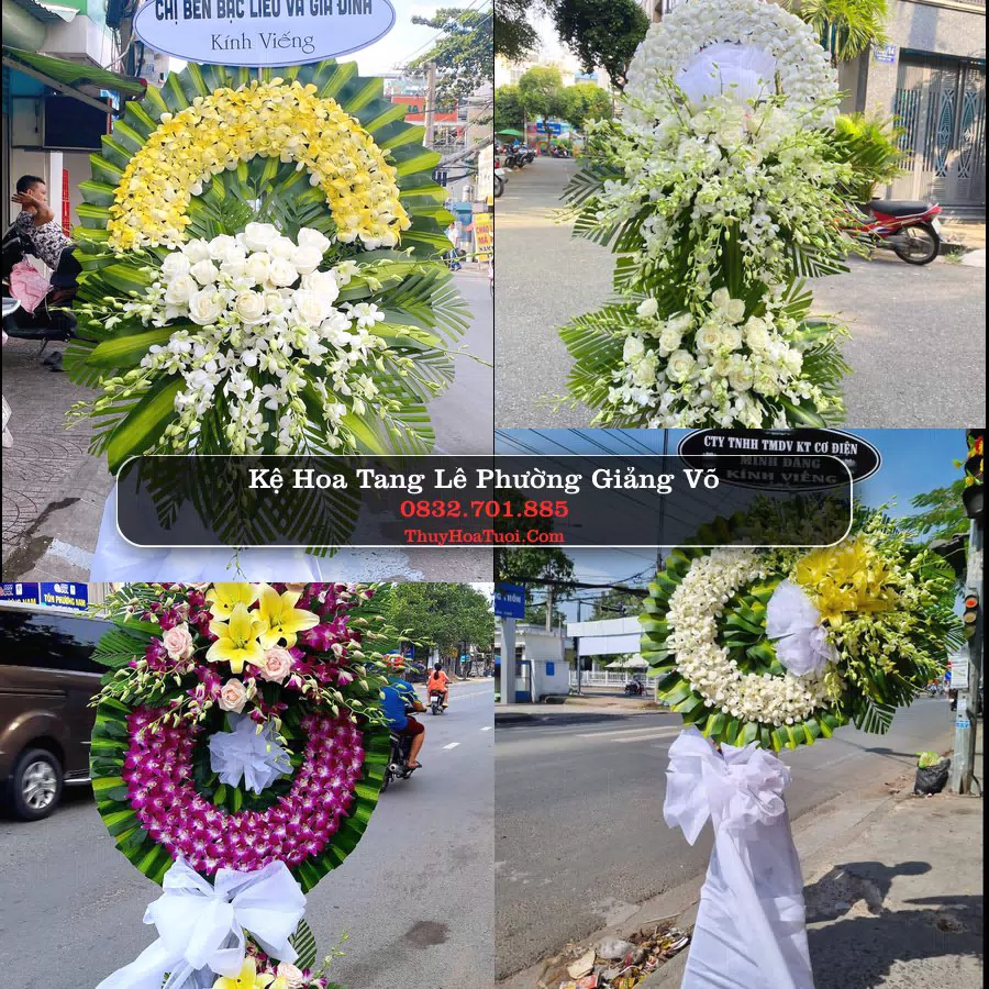 Kệ hoa tang lễ giao tại Phường Giảng Võ, Hà Nội