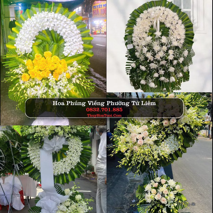 Vòng hoa chia buồn Phường Từ Liêm - ThuyHoaTuoi.Com