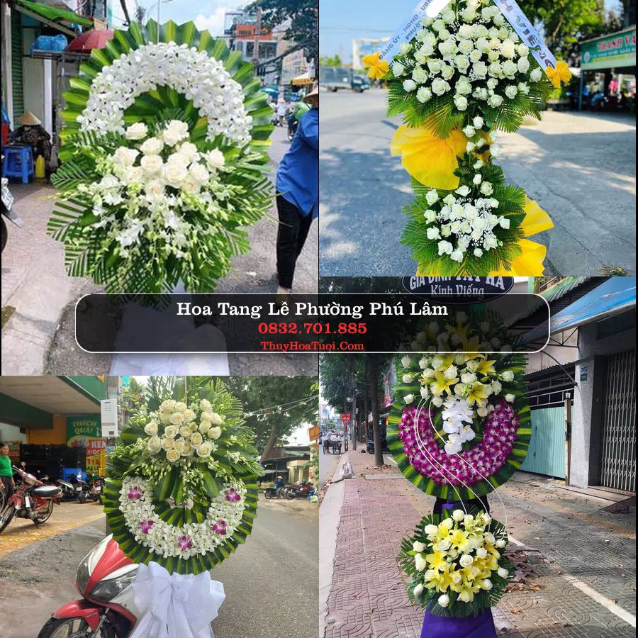 Kệ hoa tang lễ giao tại Phường Phú Lâm, TP.HCM