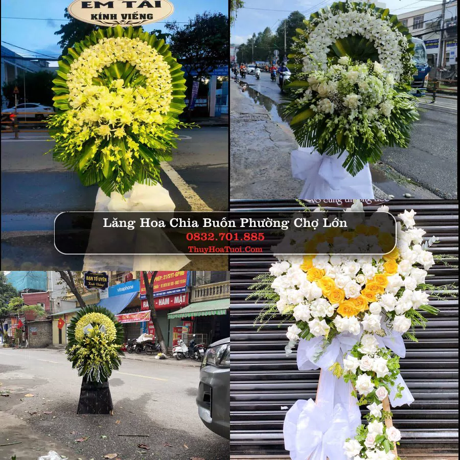 Vòng hoa chia buồn Phường Chợ Lớn - ThuyHoaTuoi.Com