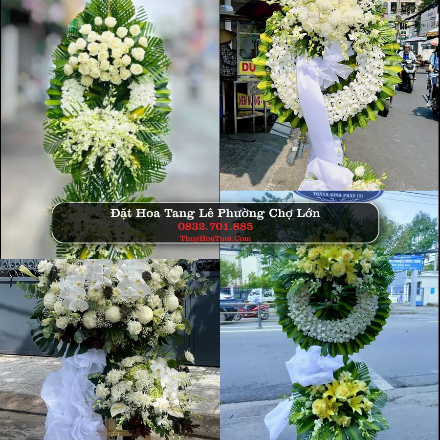 Kệ hoa tang lễ giao tại Phường Chợ Lớn, TP.HCM