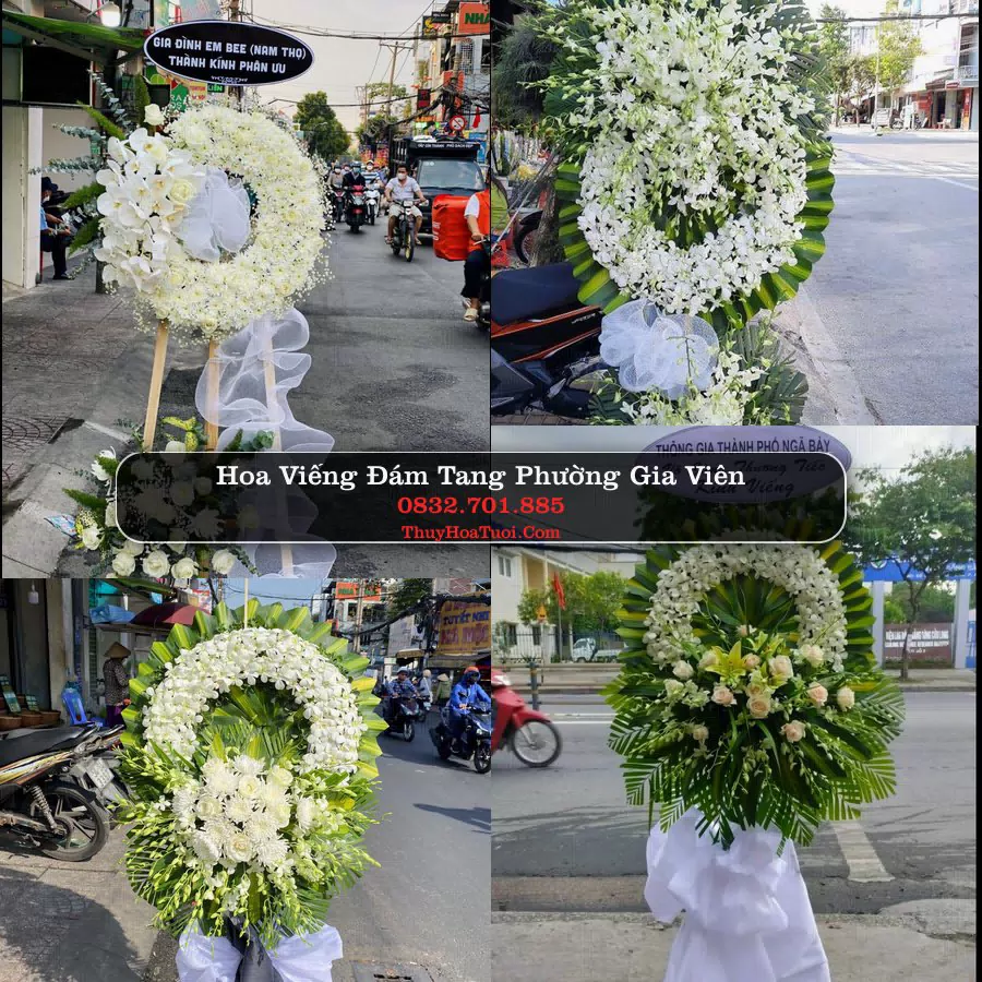 Vòng hoa chia buồn Phường Gia Viên - ThuyHoaTuoi.Com