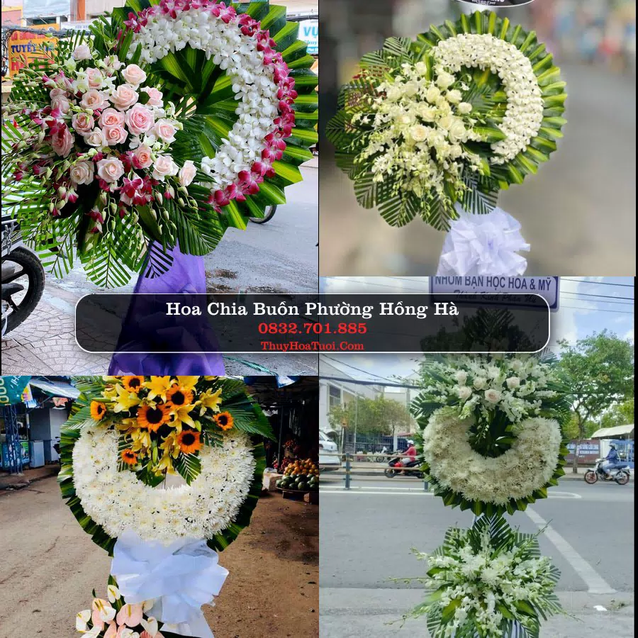 Đặt Vòng Hoa Chia Buồn tại Phường Hồng Hà, Hà Nội