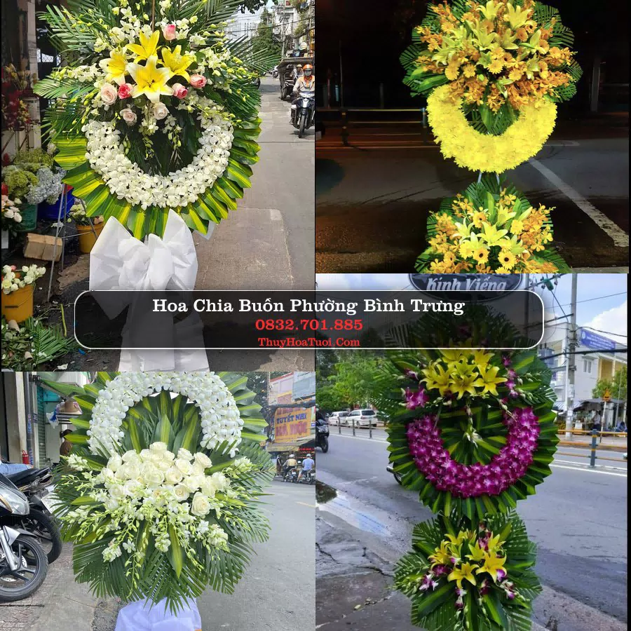 Kệ hoa tang lễ giao tại Phường Bình Trưng, TP.HCM