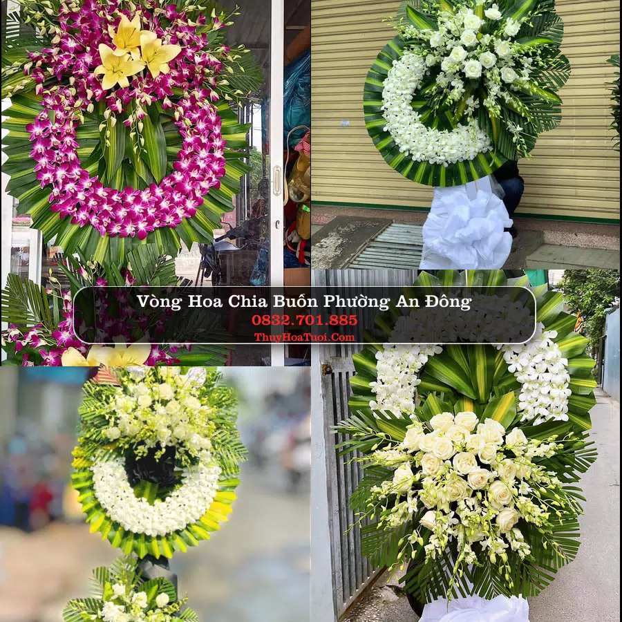Đặt Vòng Hoa Chia Buồn tại Phường An Đông, TP.HCM