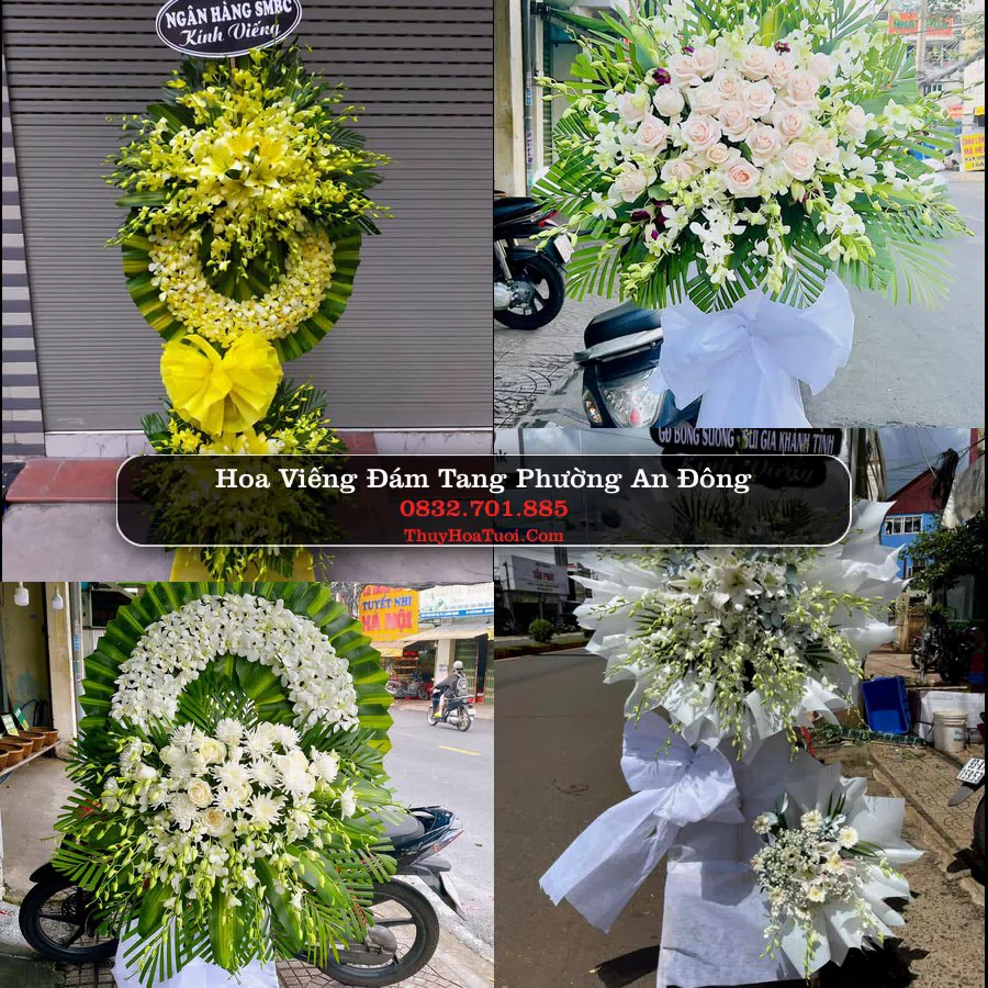 Vòng hoa chia buồn Phường An Đông - ThuyHoaTuoi.Com