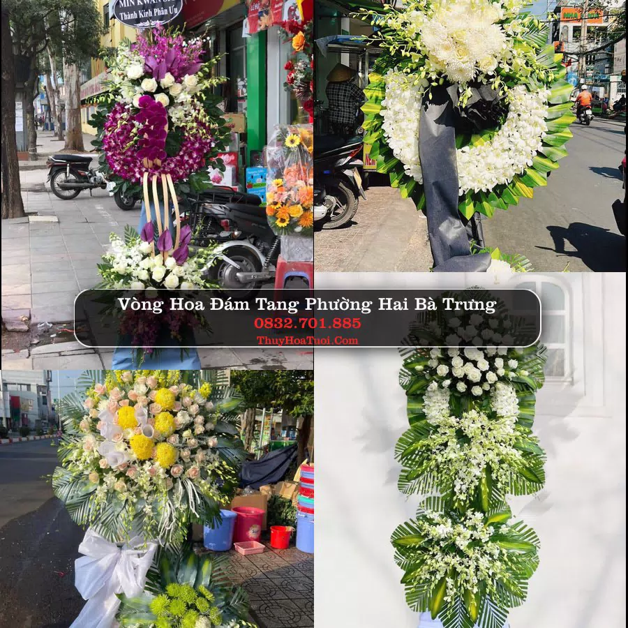 Đặt Vòng Hoa Chia Buồn tại Phường Hai Bà Trưng, Hà Nội