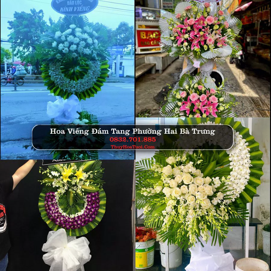 Vòng hoa chia buồn Phường Hai Bà Trưng - ThuyHoaTuoi.Com