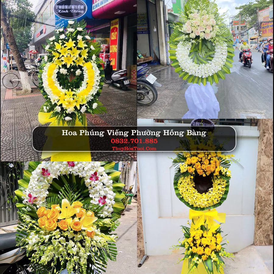 Kệ hoa tang lễ giao tại Phường Hồng Bàng, Hải Phòng