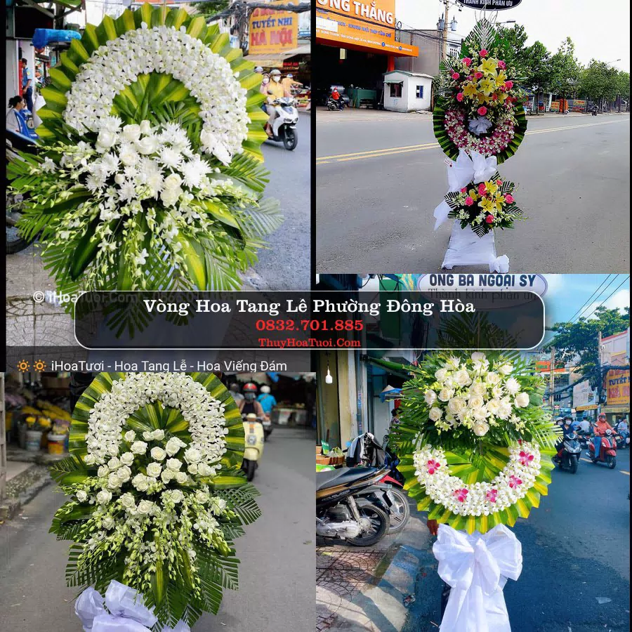 Đặt Hoa Tang Lễ tại Phường Đông Hòa, TP.HCM