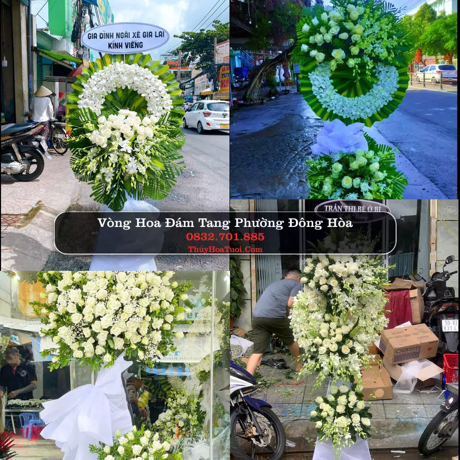 Kệ hoa tang lễ giao tại Phường Đông Hòa, TP.HCM