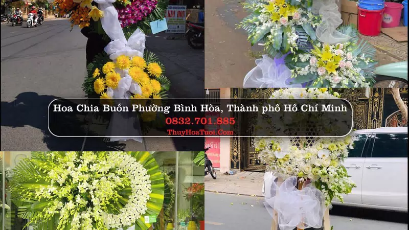 Đặt Vòng Hoa Tang Lễ tại Phường Bình Hòa, TP.HCM