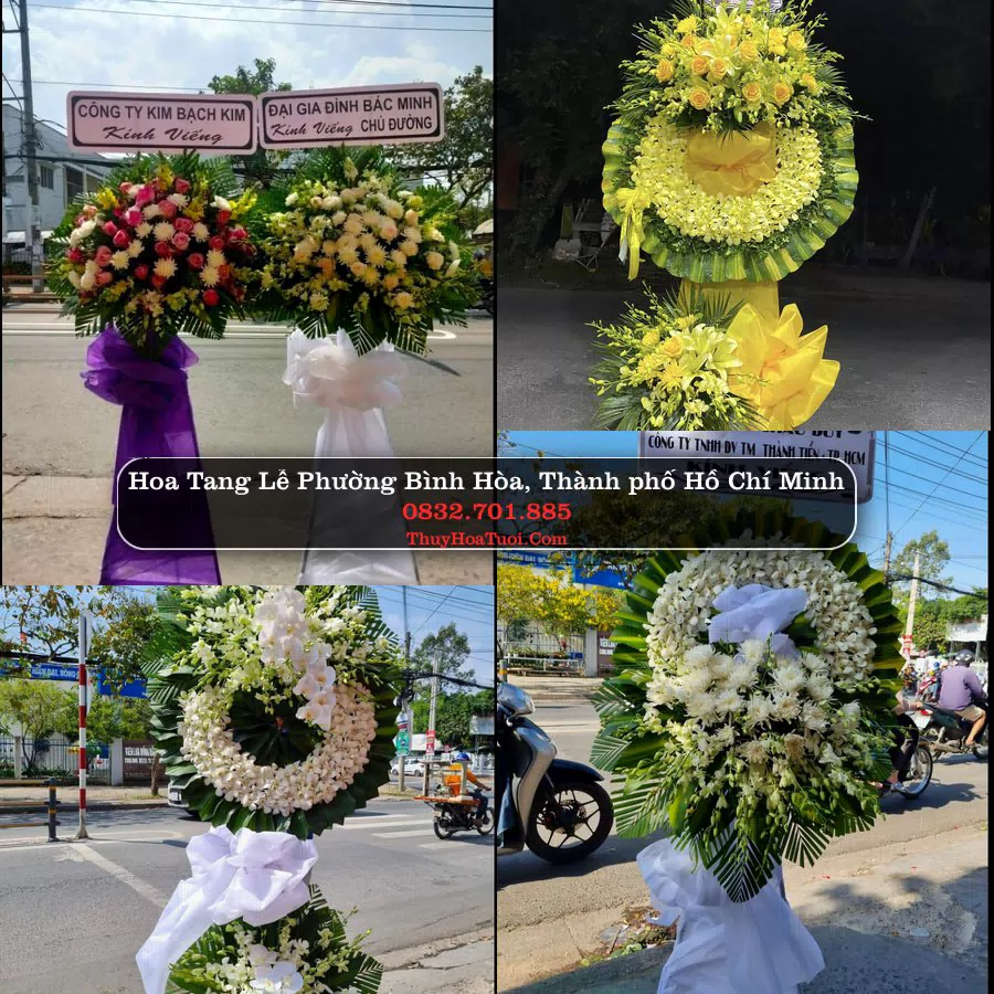 Kệ hoa tang lễ giao tại Phường Bình Hòa, TP.HCM