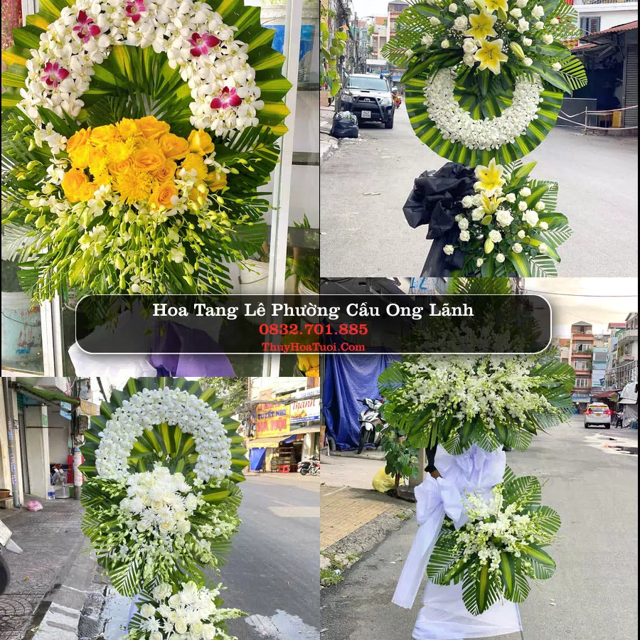 Đặt Vòng Hoa Tang Lễ tại Phường Cầu Ông Lãnh, TP.HCM