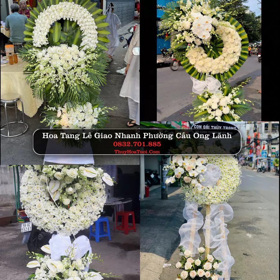 Vòng hoa chia buồn Phường Cầu Ông Lãnh - ThuyHoaTuoi.Com
