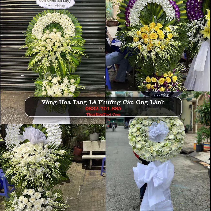Kệ hoa tang lễ giao tại Phường Cầu Ông Lãnh, TP.HCM