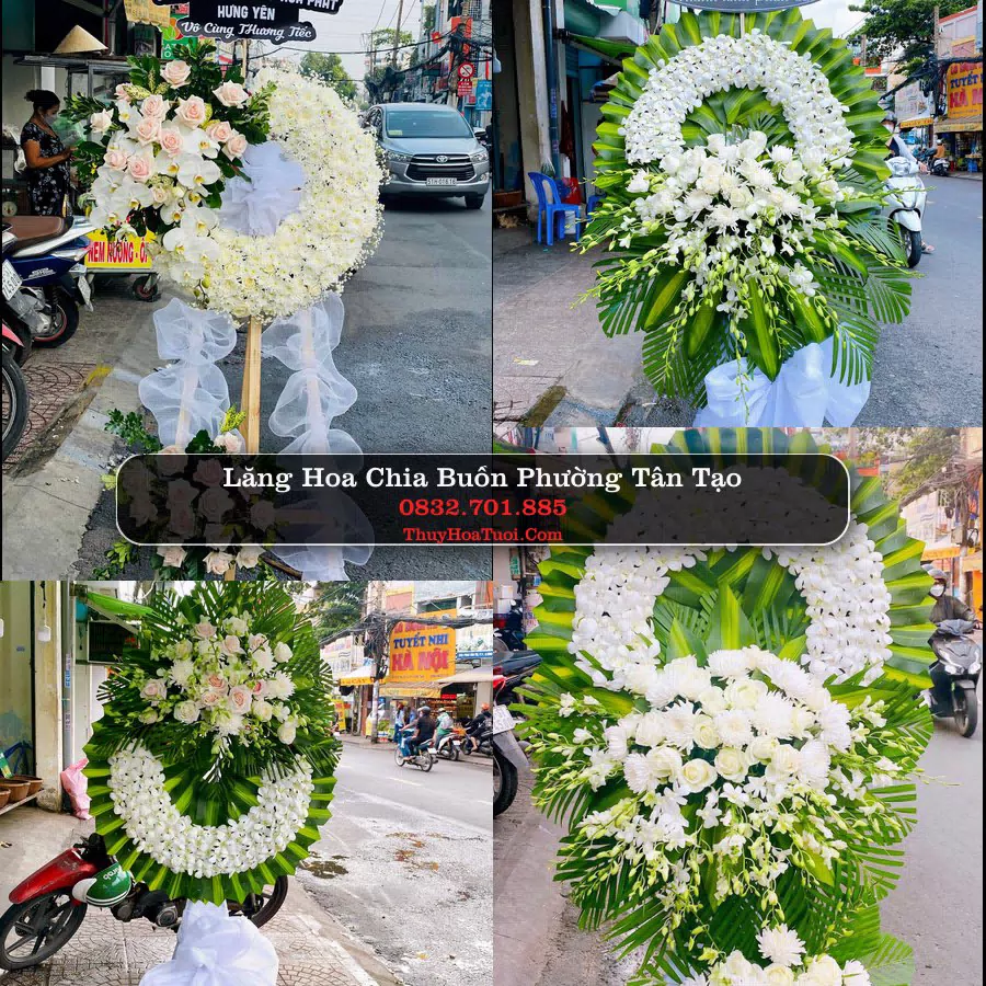Kệ hoa tang lễ giao tại Phường Tân Tạo, TP.HCM