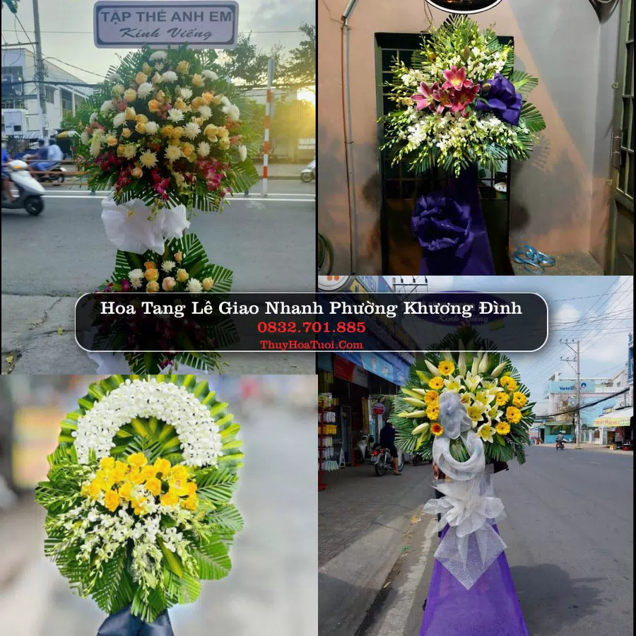 Vòng hoa chia buồn Phường Khương Đình - ThuyHoaTuoi.Com