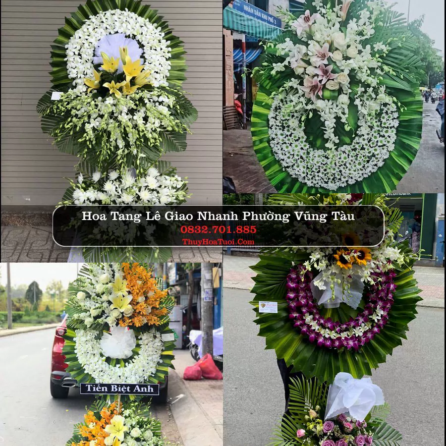 Vòng hoa chia buồn Phường Vũng Tàu - ThuyHoaTuoi.Com