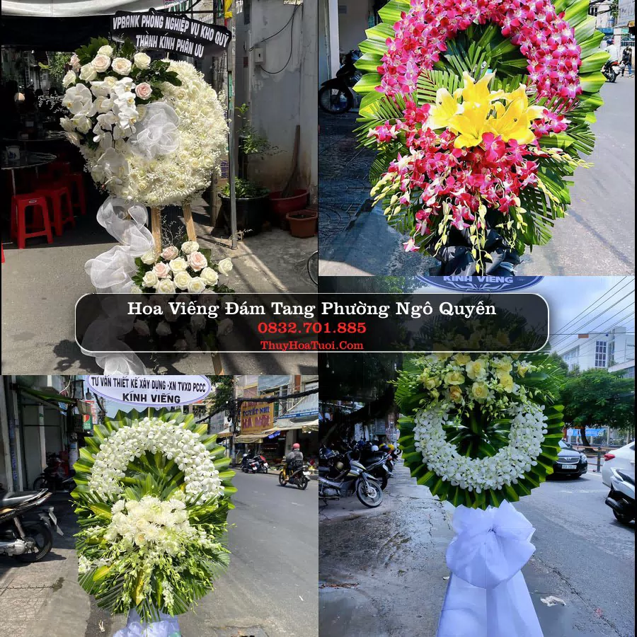 Vòng hoa chia buồn Phường Ngô Quyền - ThuyHoaTuoi.Com
