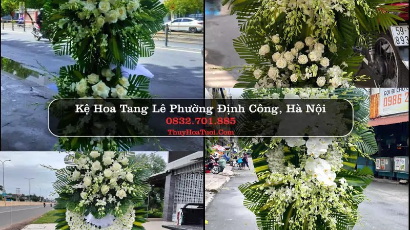 Đặt Vòng Hoa Tang Lễ tại Phường Định Công, Hà Nội