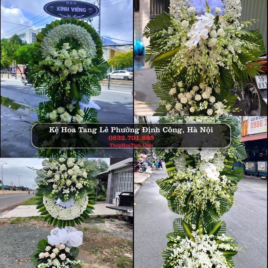 Đặt Vòng Hoa Tang Lễ tại Phường Định Công, Hà Nội