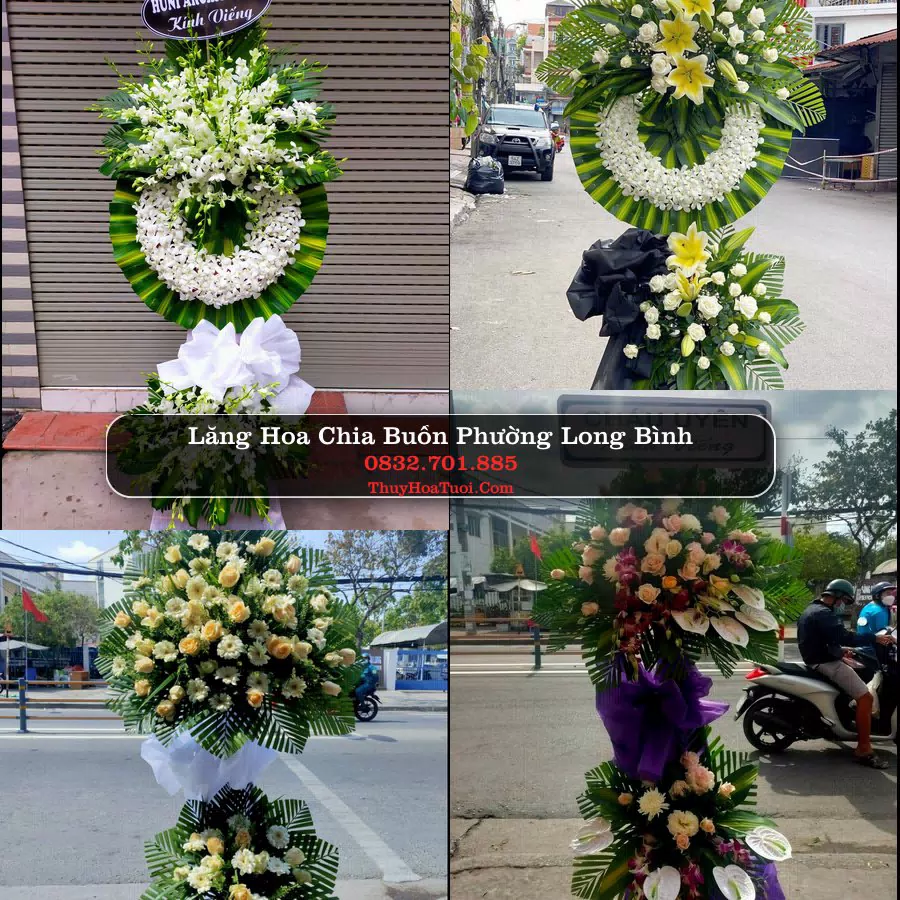 Đặt Vòng Hoa Tang Lễ tại Phường Long Bình, TP.HCM