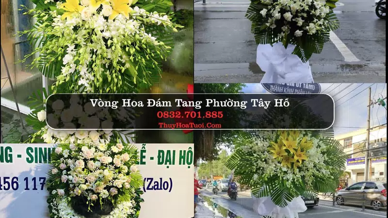 Đặt Hoa Tang Lễ tại Phường Tây Hồ, Hà Nội
