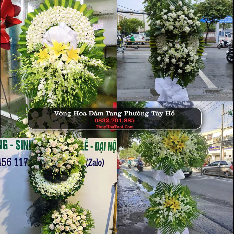 Đặt Hoa Tang Lễ tại Phường Tây Hồ, Hà Nội