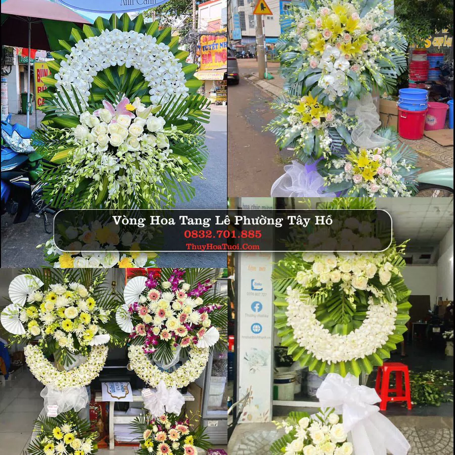 Kệ hoa tang lễ giao tại Phường Tây Hồ, Hà Nội