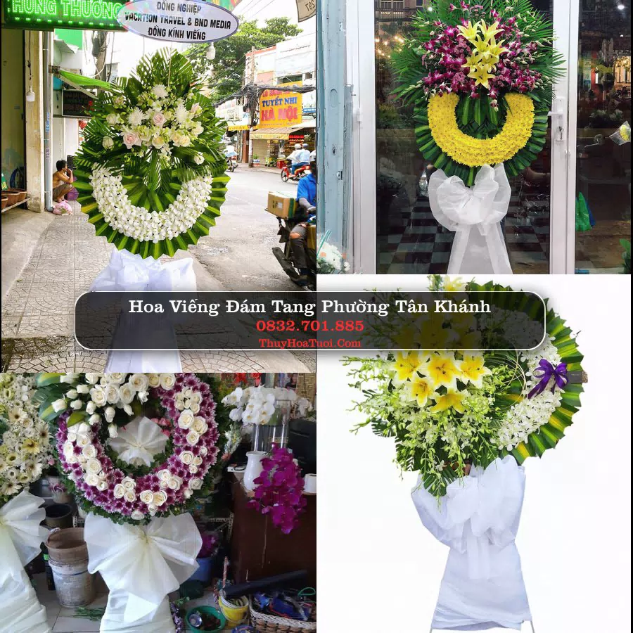 Kệ hoa tang lễ giao tại Phường Tân Khánh, TP.HCM