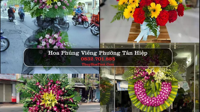 Đặt Vòng Hoa Chia Buồn tại Phường Tân Hiệp, TP.HCM