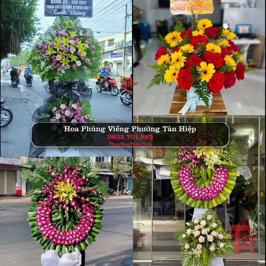 Đặt Vòng Hoa Chia Buồn tại Phường Tân Hiệp, TP.HCM