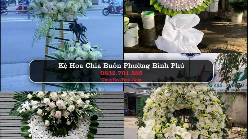 Đặt Vòng Hoa Tang Lễ tại Phường Bình Phú, TP.HCM