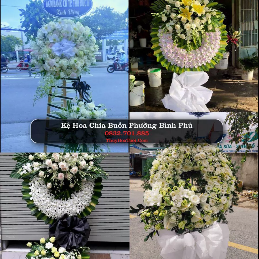 Đặt Vòng Hoa Tang Lễ tại Phường Bình Phú, TP.HCM