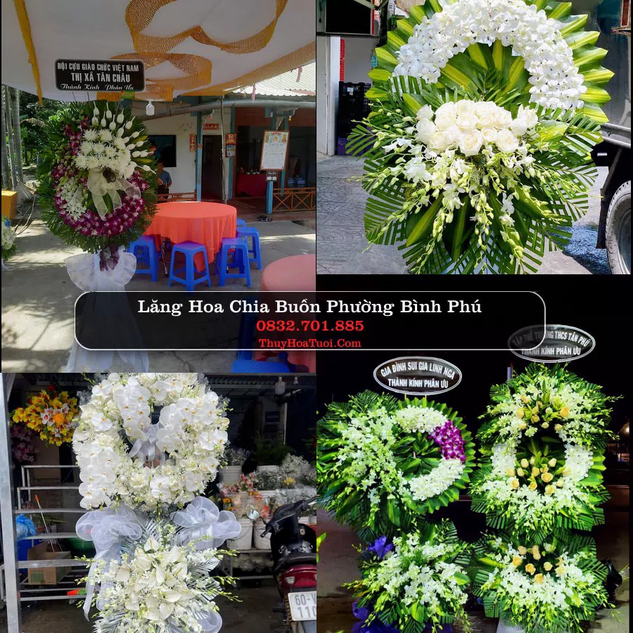 Kệ hoa tang lễ giao tại Phường Bình Phú, TP.HCM