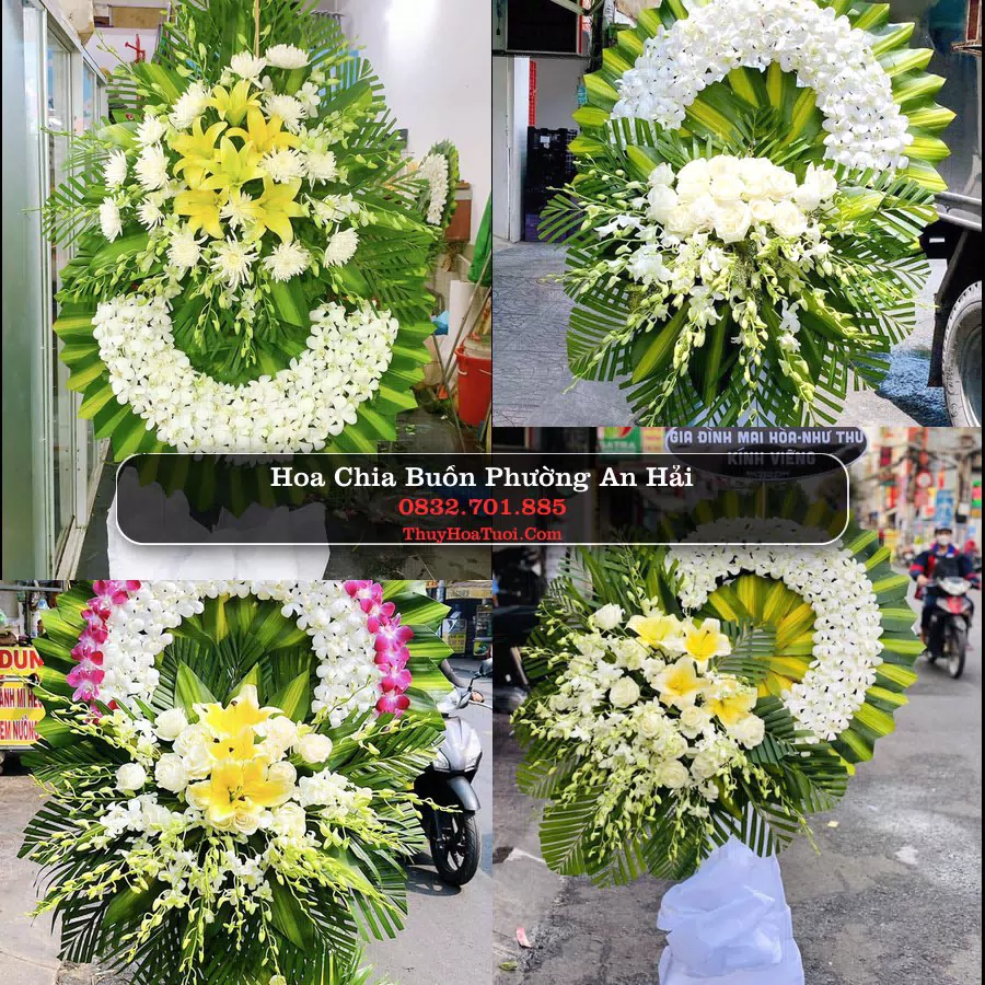 Vòng hoa chia buồn Phường An Hải - ThuyHoaTuoi.Com