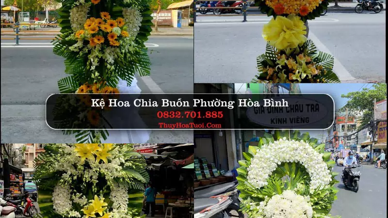 Đặt Vòng Hoa Chia Buồn tại Phường Hòa Bình, TP.HCM