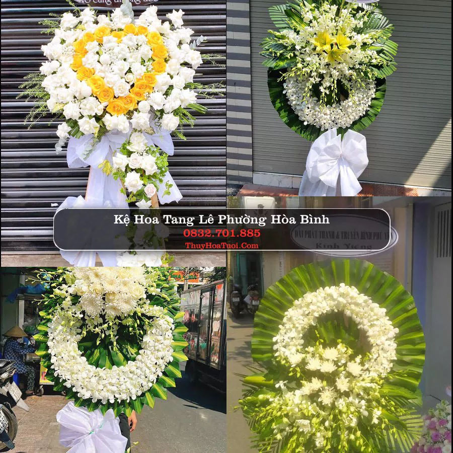 Kệ hoa tang lễ giao tại Phường Hòa Bình, TP.HCM
