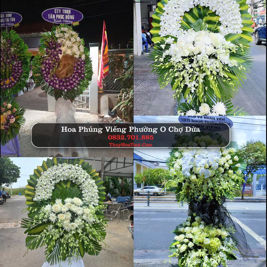 Vòng hoa chia buồn Phường Ô Chợ Dừa - ThuyHoaTuoi.Com