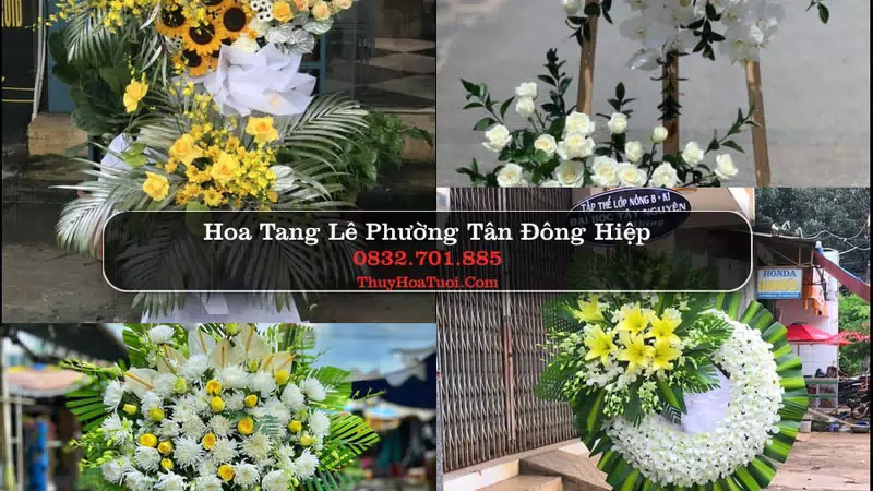 Đặt Hoa Tang Lễ tại Phường Tân Đông Hiệp, TP.HCM
